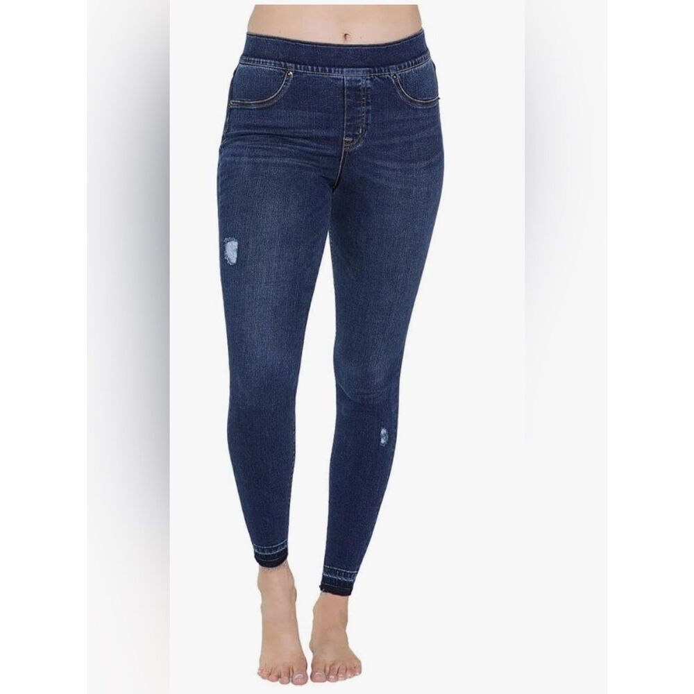 SPANX Womens Worn Ankle Skinny Jeans, Medium Wash, XS, NWT